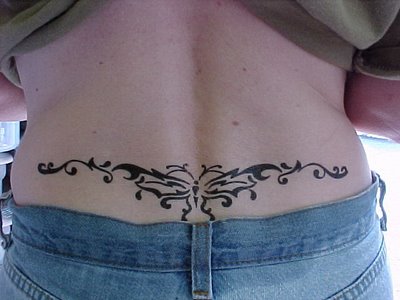butterfly tribal tattoo. Tribal Butterfly Tattoo On