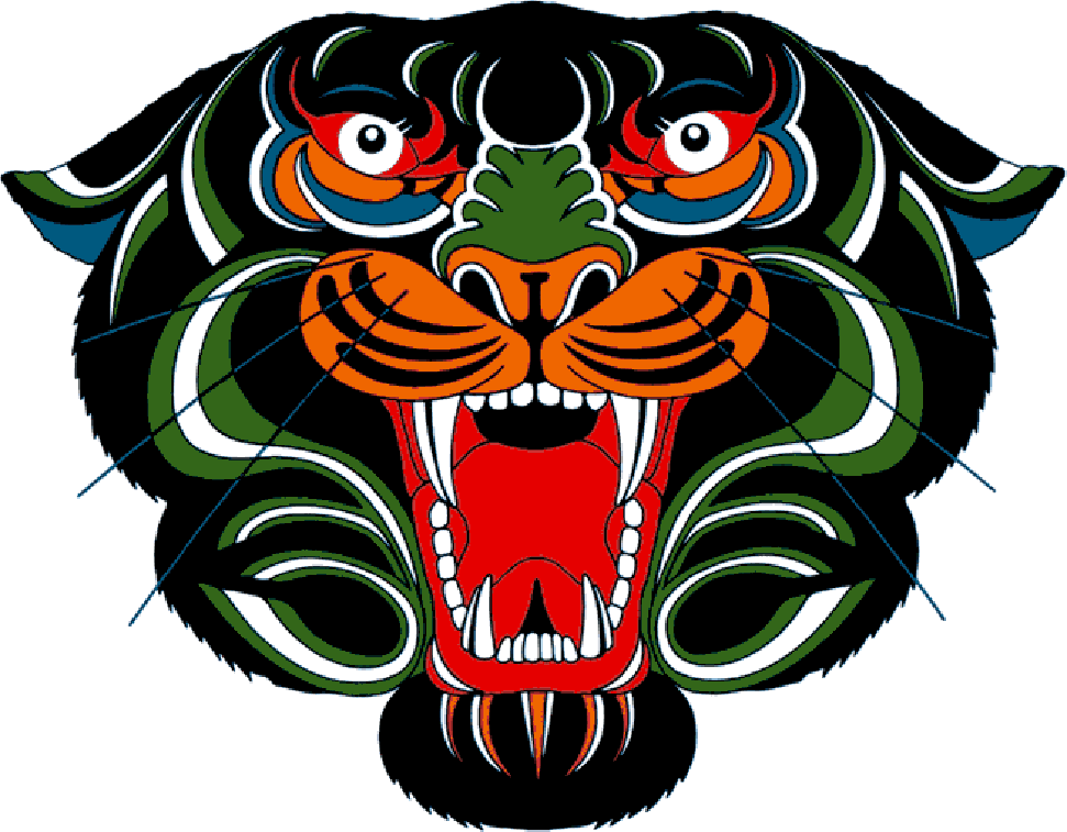 Tiger Pictures of Tattoo Designs is a tiger head tattoo picture is colored