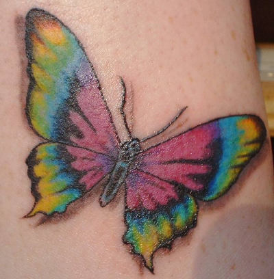 butterfly tattoo it looks like the original because it's 3D tattoo designs