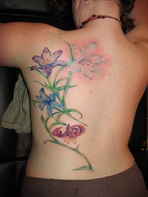 female body tattoos. Flower Girls Tattoo design