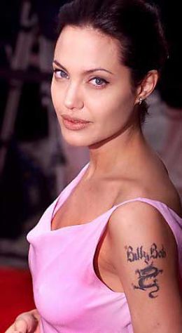 Angelina jolies tattoo designs angelina jolies ode to her exhusband