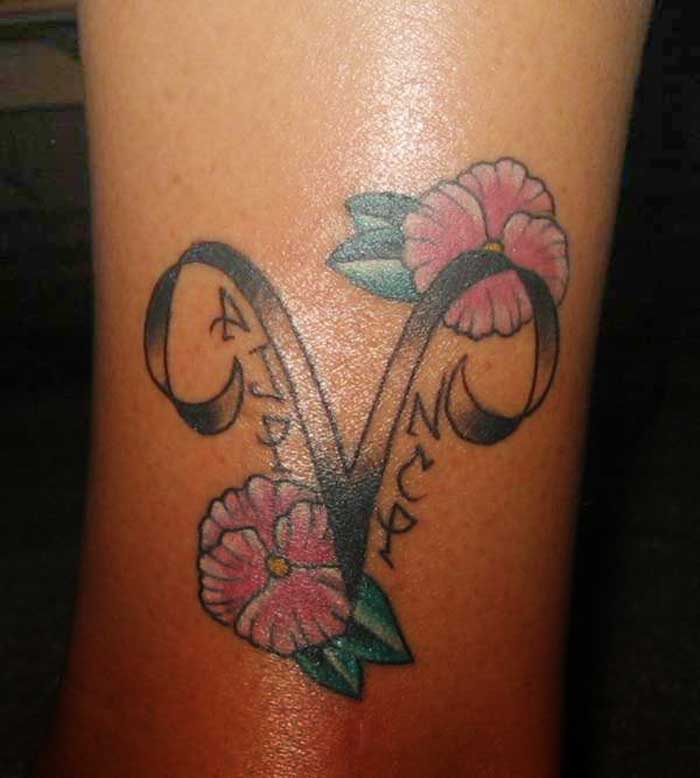 Big aries tattoo designs symbol aries tattoos