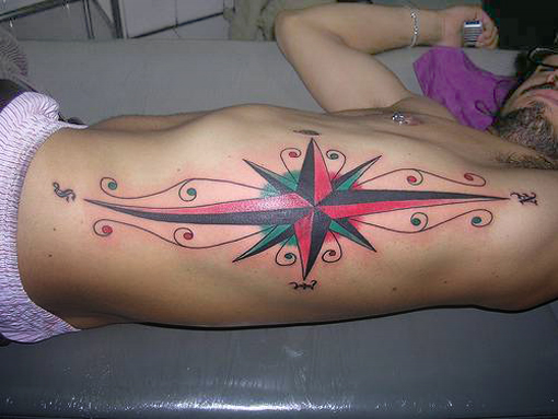 mens star tattoo designs