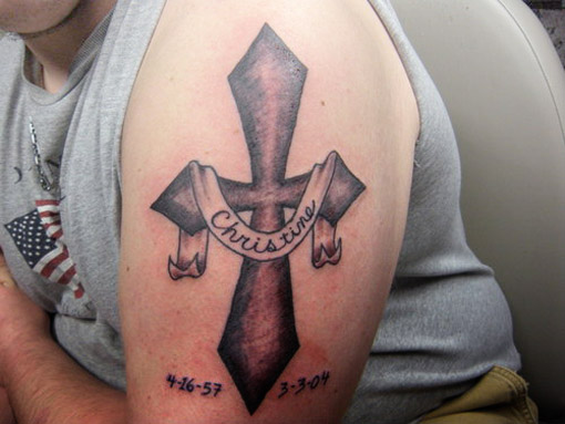 Cross Tattoo On The Hand. Free tribal cross tattoos hand