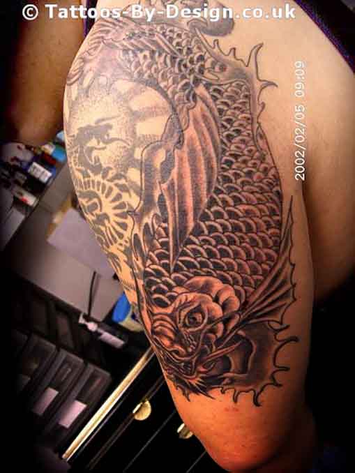 The Free koi tattoo designs is widely known as a beautiful and powerful fish