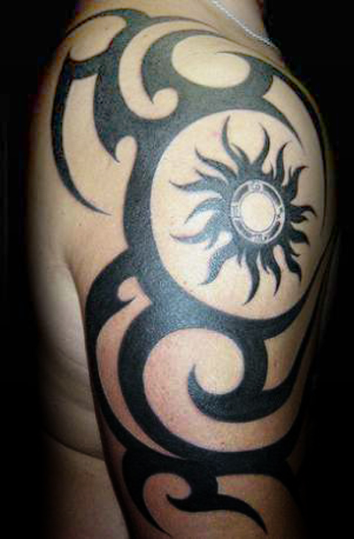 Big tribal tattoo designs