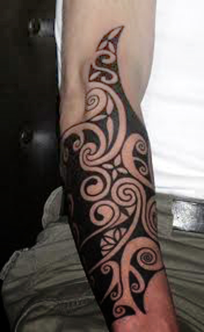 Art forearm tattoo designs for men