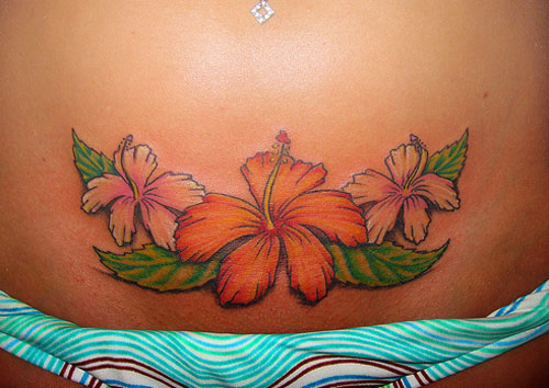 hawaiian tattoos for women larkspur flower tattoo