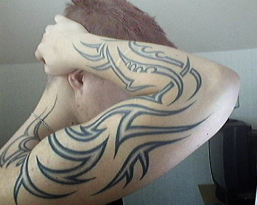 Tribal forearm tattoo designs