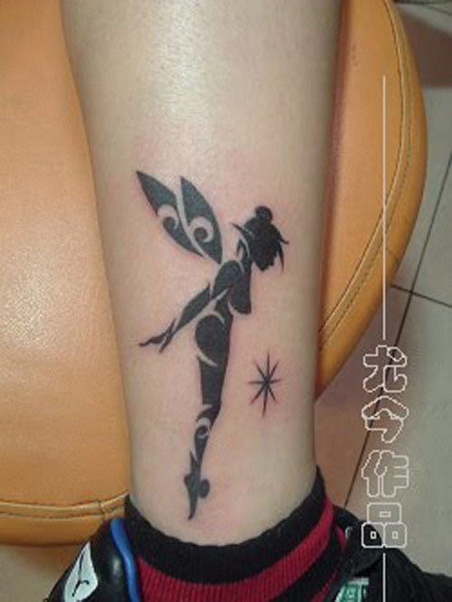 tribal fairy tattoo. beautiful fairy tattoos on the