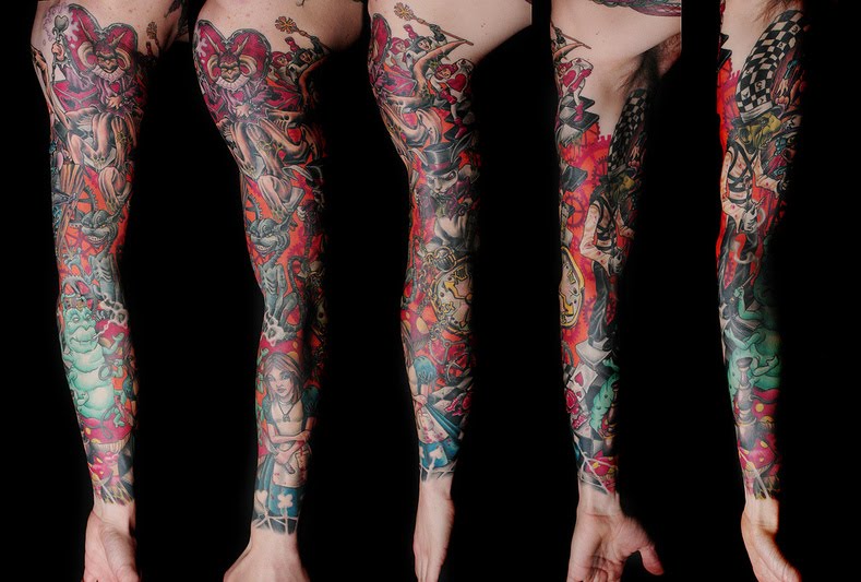 Arm Sleeve Tattoo Ideas An arm sleeve tattoo or arm band tattoo is a 