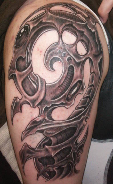 Tribal Sleeve Arm Tattoo