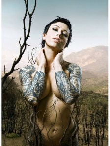 Woman Sleeve Tattoo